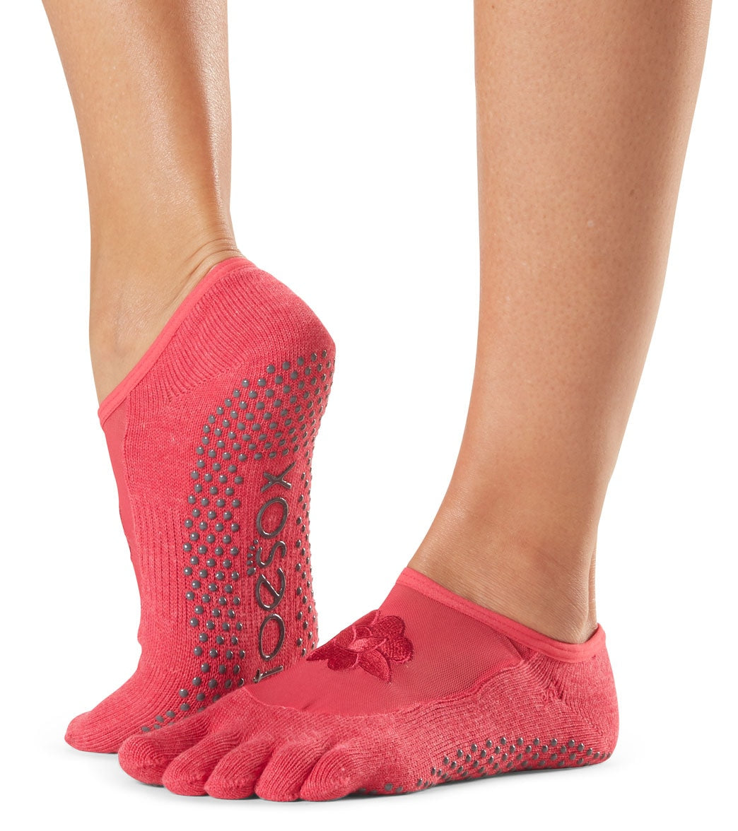 Toesox Luna Full-Toe Yoga Grip Socks Hermosa HD