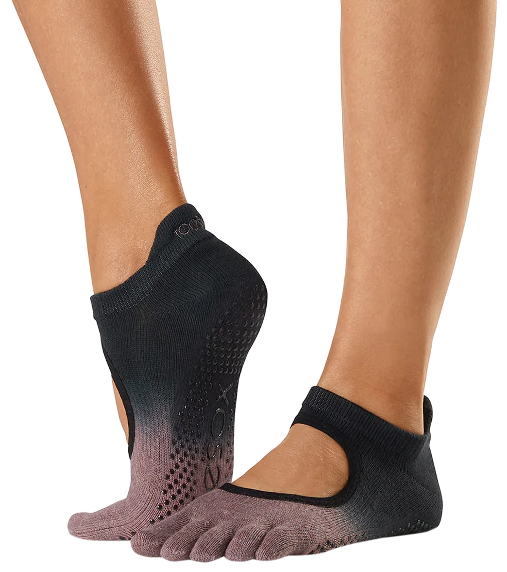 Toesox Bellarina Full-Toe Yoga Grip Socks Amethyst